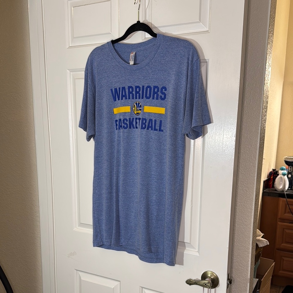 Blue Golden State Warriors Basketball T-Shirt
